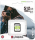 Миниатюра изображения товара Карта памяти Kingston Canvas Select Plus 100R SDXC Class10 UHS-I U3 V10 512GB (SDS2/512GB)