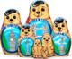 Миниатюра изображения товара Матрешка сувенирная Брестская Фабрика Сувениров С достопримечательностями Лондона / 7335