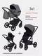Миниатюра изображения товара Детская универсальная коляска MOWbaby Opus 3 в 1 (Classic Grey)