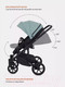 Миниатюра изображения товара Детская универсальная коляска MOWbaby Opus 3 в 1 (Pine Green)