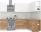 Миниатюра изображения товара Кухонный гарнитур Интермебель Микс Топ-15 2.0x1.6м правая (белый премиум/дуб крафт золотой/дуб вотан)