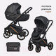 Миниатюра изображения товара Детская универсальная коляска Riko Montana Premium 2 в 1 (12, черный, рама медь)
