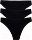 Миниатюра изображения товара Комплект женских трусов Mark Formelle 412541-3 (р.98, черный)