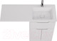 Миниатюра изображения товара Тумба под умывальник Dreja Vega 60 / 99.0450 (белый глянец)