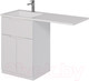 Миниатюра изображения товара Тумба под умывальник Dreja Vega 60 / 99.0450 (белый глянец)