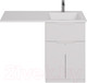 Миниатюра изображения товара Тумба под умывальник Dreja Vega 60 / 99.0450 (белый глянец)