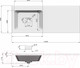 Миниатюра изображения товара Умывальник Dreja Wing 120 L / 100120L
