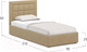 Миниатюра изображения товара Односпальная кровать Moon Family 1251 / MF004915