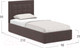 Миниатюра изображения товара Односпальная кровать Moon Family 1251 / MF004946
