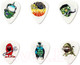 Миниатюра изображения товара Набор медиаторов Dunlop Manufacturing Dirty Donny 1 Blackline Art Picks BL111T.60