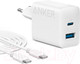 Миниатюра изображения товара Зарядное устройство сетевое Anker 312 20W Wall Charger 2 Ports + C / ANK-B2348G21-WT