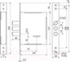 Миниатюра изображения товара Замок врезной Гардиан 6001 ЗК.303Н-01 (4 длинных ключа)