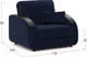 Миниатюра изображения товара Кресло-кровать Moon Family 109 / MF006602