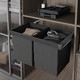 Миниатюра изображения товара Корзина выдвижная для шкафа Starax S-6793-A (антрацит)