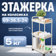 Миниатюра изображения товара Этажерка Mio Tesoro Skub MPP1081 (бежевый)