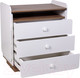 Миниатюра изображения товара Комод пеленальный Polini Kids Ameli 3010 / 0002761.165 (белый/дуб крафт)