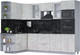 Миниатюра изображения товара Кухонный гарнитур Интерлиния Мила 1.68х2.8 левая (бетон лайт/бетон лайт/кастилло темный)