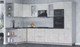 Миниатюра изображения товара Кухонный гарнитур Интерлиния Мила 1.68х3.2 левая (бетон лайт/бетон лайт/кастилло темный)