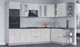 Миниатюра изображения товара Кухонный гарнитур Интерлиния Мила 1.88х3.0 правая (бетон лайт/бетон лайт/кастилло темный)