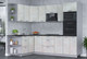 Миниатюра изображения товара Кухонный гарнитур Интерлиния Мила Лайт 1.68х2.6 левая (бетон лайт/бетон лайт/кастилло темный)