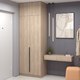 Миниатюра изображения товара Шкаф Soma Lord Black 2-х створчатый 80x240 (дуб сонома)