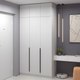 Миниатюра изображения товара Шкаф Soma Lord Black 3-х створчатый 120x240 (белый)