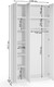 Миниатюра изображения товара Шкаф Soma Lord Lite 3-х створчатый 120x240 (белый)