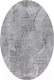 Миниатюра изображения товара Коврик Safyun Liparis LP309-GREY-OVAL (0.8x1.5)