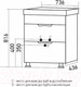 Миниатюра изображения товара Тумба под умывальник Mixline Этьен-75 553801