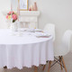 Миниатюра изображения товара Скатерть Доляна Однотонная 200x200 / 7620667 (белый)
