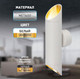 Миниатюра изображения товара Бра ЭРА WL52 WH/GD / Б0061200 (белый/золото)