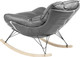 Миниатюра изображения товара Кресло-качалка Mio Tesoro Монга (серый)