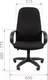 Миниатюра изображения товара Кресло офисное Chairman 279 (ткань T08, черный)