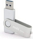 Миниатюра изображения товара USB flash накопитель Mirex Swivel Silver 64GB (13600-FM3SVS64)
