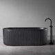 Миниатюра изображения товара Ванна из искусственного камня Abber Stuttgart AM9925B (черный матовый)