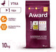 Миниатюра изображения товара Сухой корм для кошек Award Hairball&Indoor с уткой и индейкой с чечевицей и юкки Шидигера (10кг)