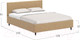 Миниатюра изображения товара Полуторная кровать Moon Family 1259 / MF005410