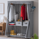 Миниатюра изображения товара Тканевый шкаф Mio Tesoro Lari 3 (серый)