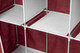Миниатюра изображения товара Тканевый шкаф Mio Tesoro Lari 3 (бордовый)