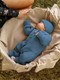 Миниатюра изображения товара Комбинезон для малышей Amarobaby Pure Love Tot / AB-OD22-PLT501/19-80 (голубой, р.80)