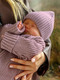 Миниатюра изображения товара Комбинезон для малышей Amarobaby Pure Love Tot / AB-OD22-PLT501/27-86 (пудровый, р.86)