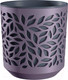 Миниатюра изображения товара Кашпо La Decoro Leaves / КШ-9571 (слива/антрацит)
