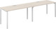 Миниатюра изображения товара Комплект письменных столов Norden 280x60x75 / SG.224.OL.44.WH (белый/дуб светлый)