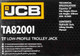 Миниатюра изображения товара Подкатной домкрат JCB TA82001 (58028)
