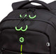 Миниатюра изображения товара Школьный рюкзак Grizzly RB-456-6 (черный/салатовый)
