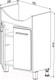 Миниатюра изображения товара Тумба под умывальник СанитаМебель Этна 67.600