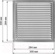 Миниатюра изображения товара Решетка вентиляционная TDM SQ1807-0716