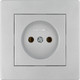 Миниатюра изображения товара Розетка TDM Сенеж / SQ1816-0230 (серебристый металлик)