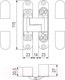 Миниатюра изображения товара Петля дверная AGB Eclipse 3.0 E30200.02.34 (матовый хром)