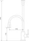Миниатюра изображения товара Смеситель Gross Aqua Neosteel 3241609SSB